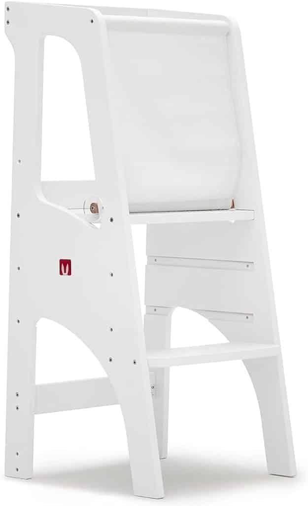 Test de la tour d'apprentissage Bianconiglio Evo 2025 Kidsafe blanche