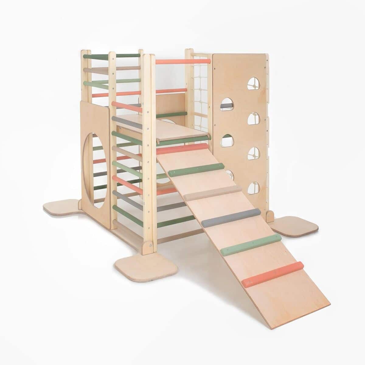 Test de la tour d'escalade Montessori HomeForDreams : rêve de forêt pliable