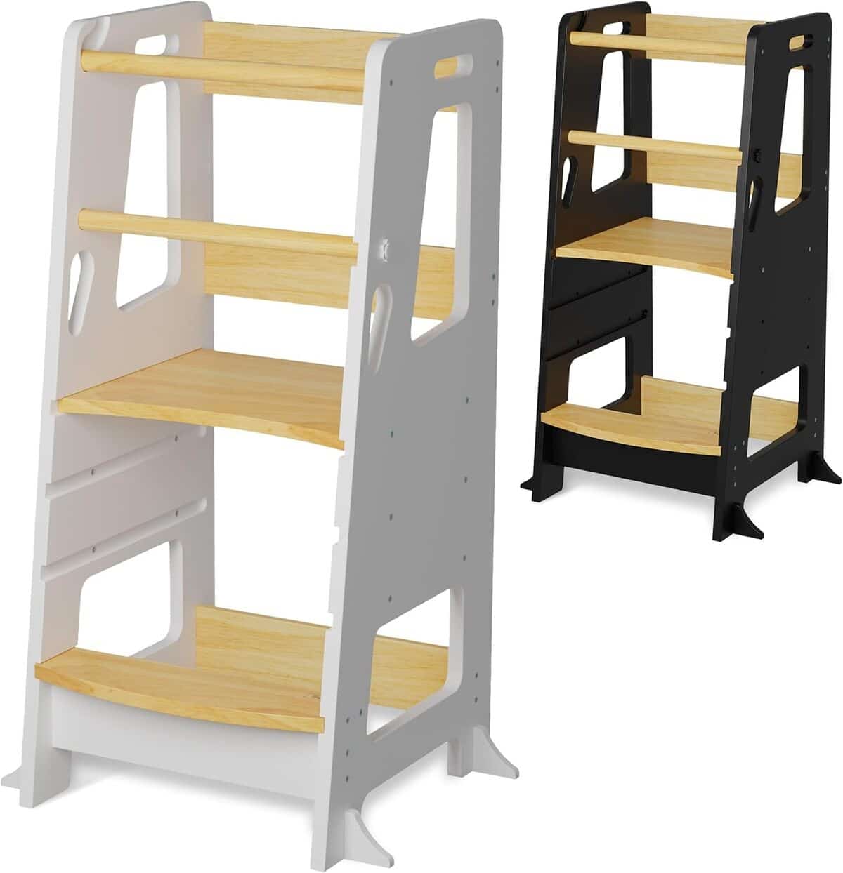 Test de la tour Montessori Bey&Co® à 3 hauteurs pour enfant