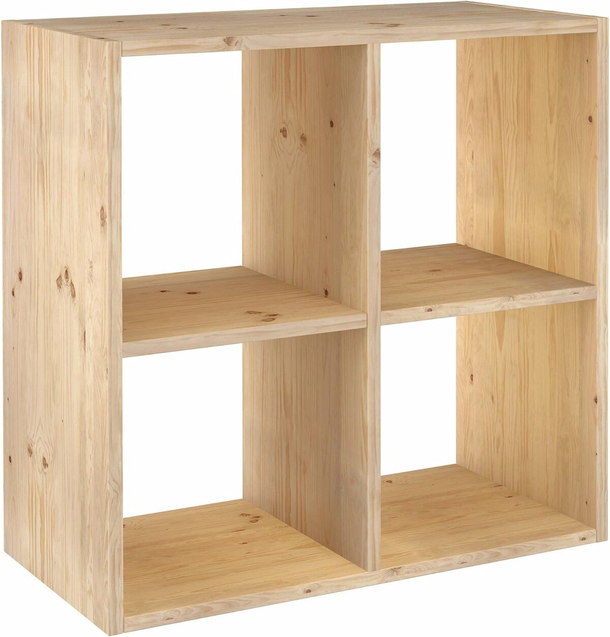 Test de l'étagère modulaire Dinamic : découvrez les 4 cubes en bois massif