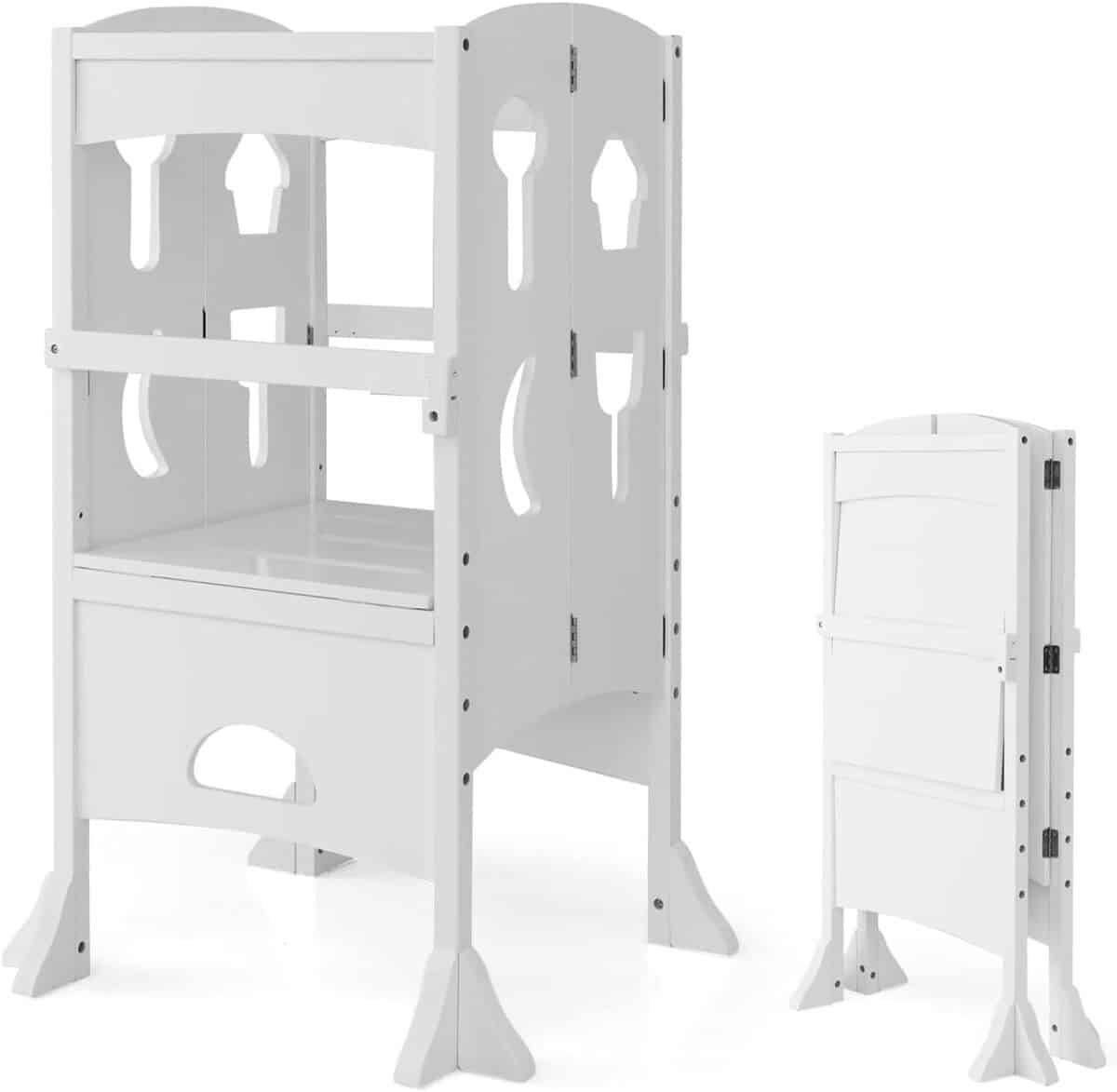 Test du marchepied Montessori Honey Joy : sécurité et apprentissage en cuisine