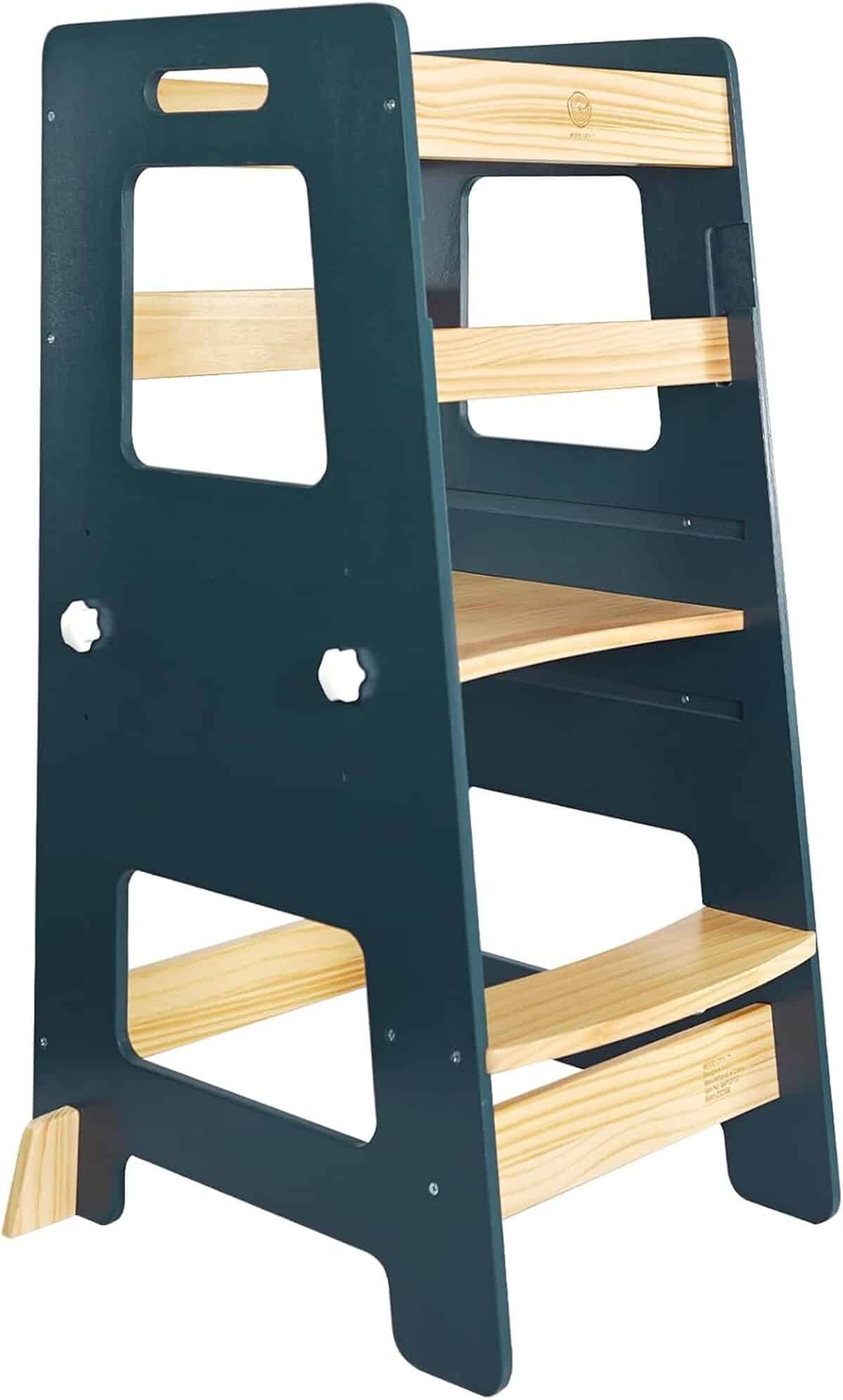 Test du marchepied Montessori WOOD CITY : sécurité et apprentissage pour enfants