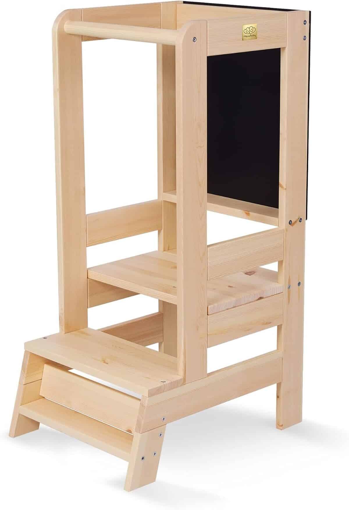 Test : tour d'observation en bois Meowbaby Montessori