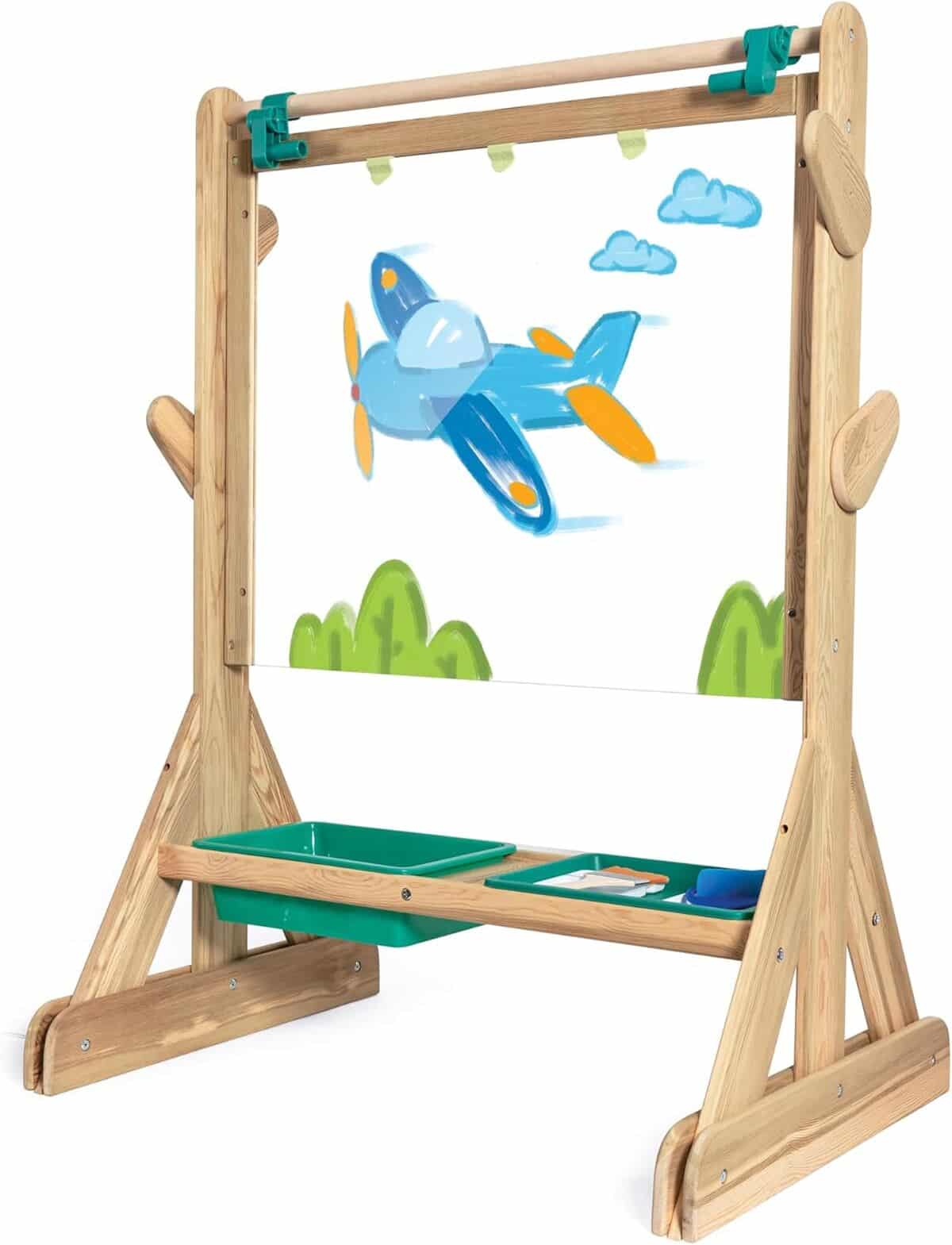 Test : chevalet enfant Hape double face en bois
