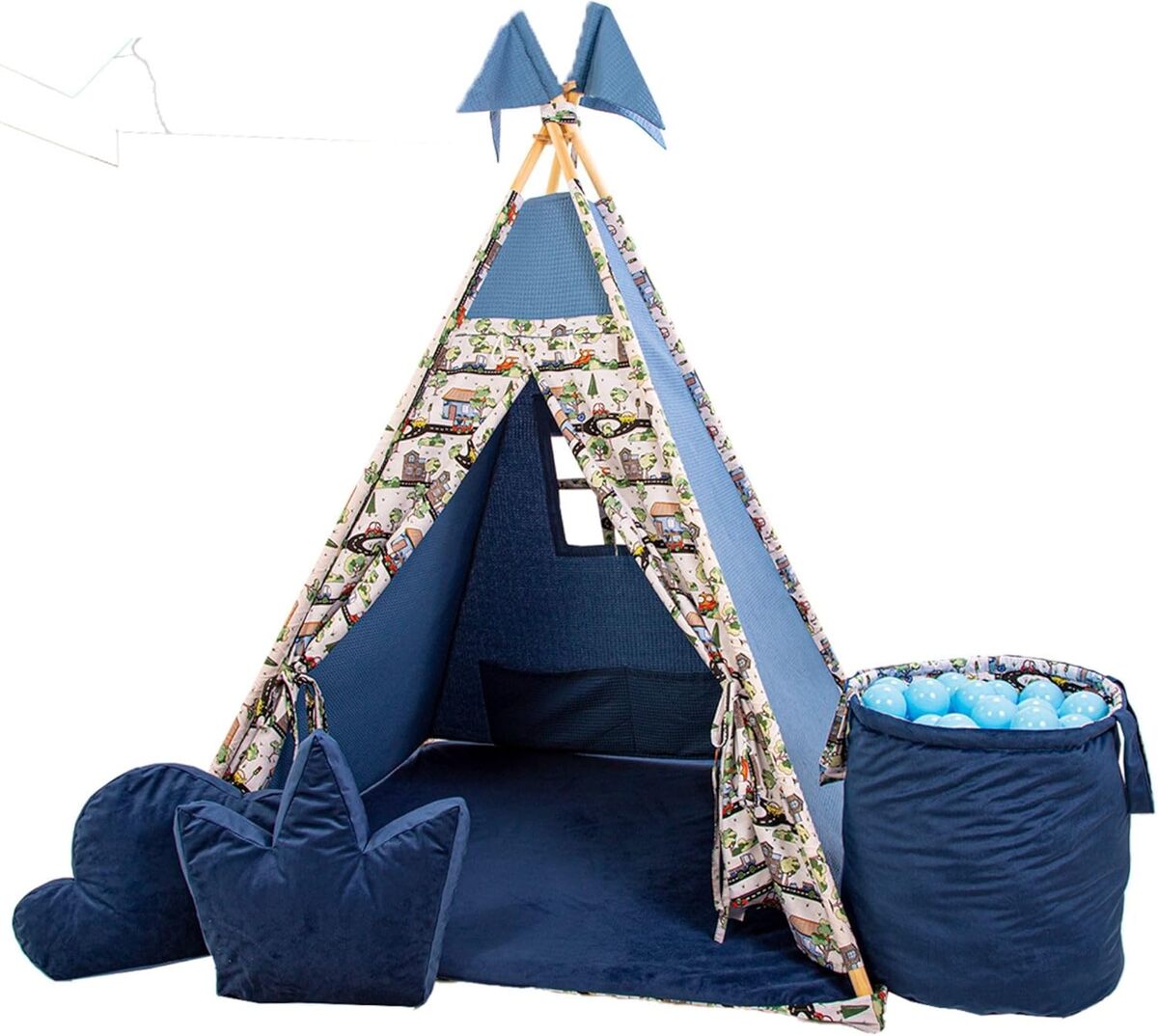Test de la tente tipi GOLDEN Kids avec accessoires pour enfant