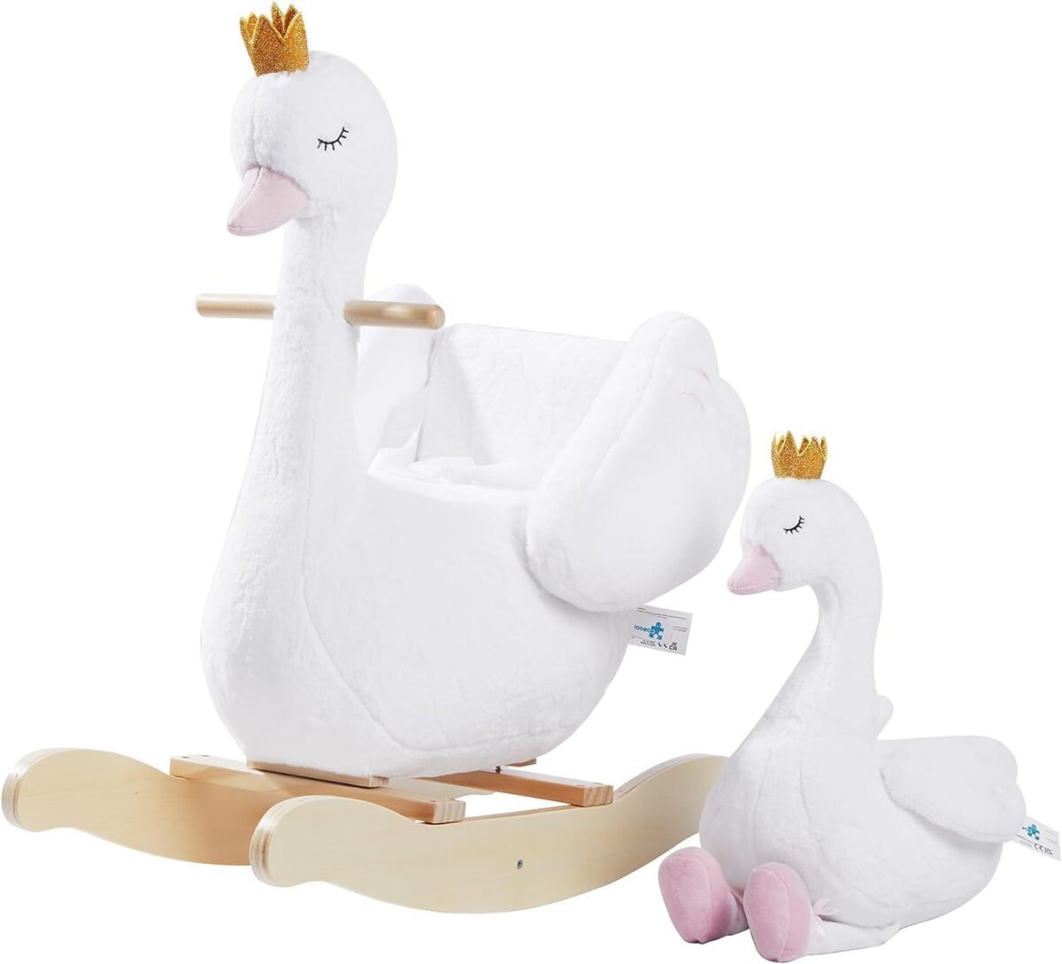 Test du cygne à bascule Labebe blanc : le compagnon de jeu des tout-petits