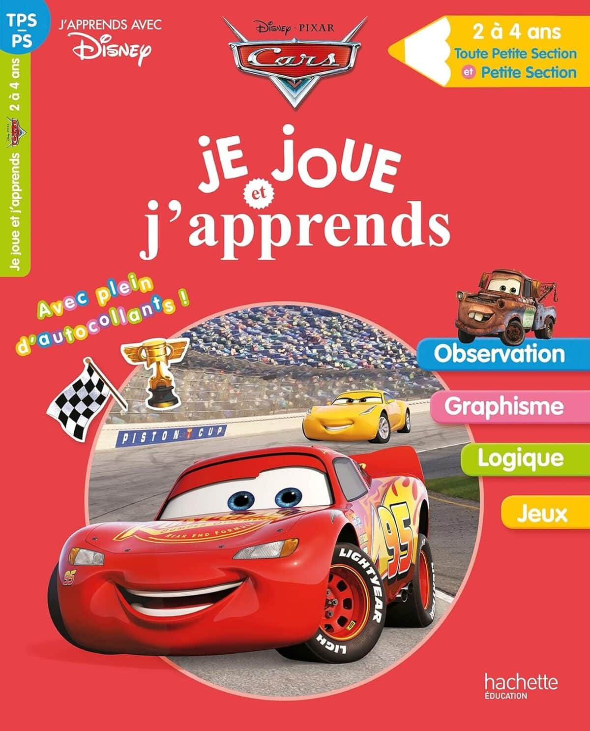 Test du jouet éducatif Cars TPS-PS