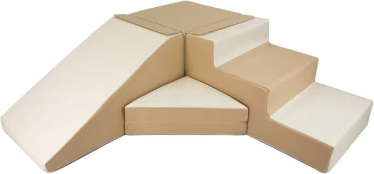 Velinda Set de Blocs en Mousse 4 éléments avec Petit Pont pour crèches et maternelles (Couleur: Blanc,Gris Velinda Set de Blocs en Mousse 4 éléments avec Petit Pont pour crèches et maternelles (Couleur: Blanc,Gris