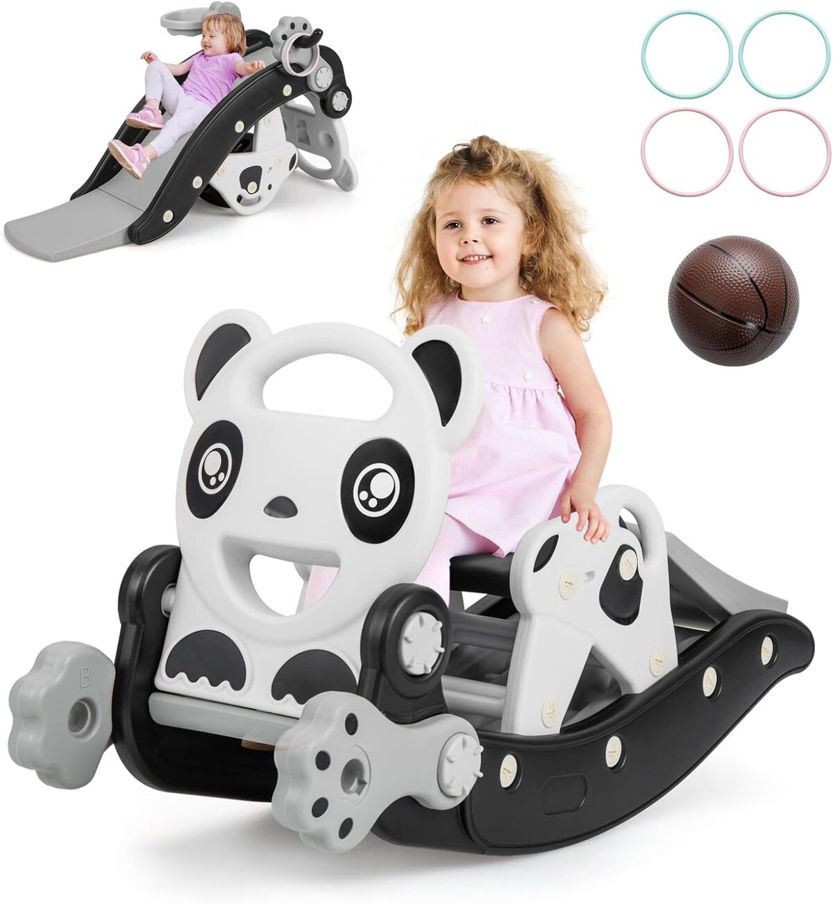 Test du toboggan 5 en 1 Costway : divertissement pour les petits