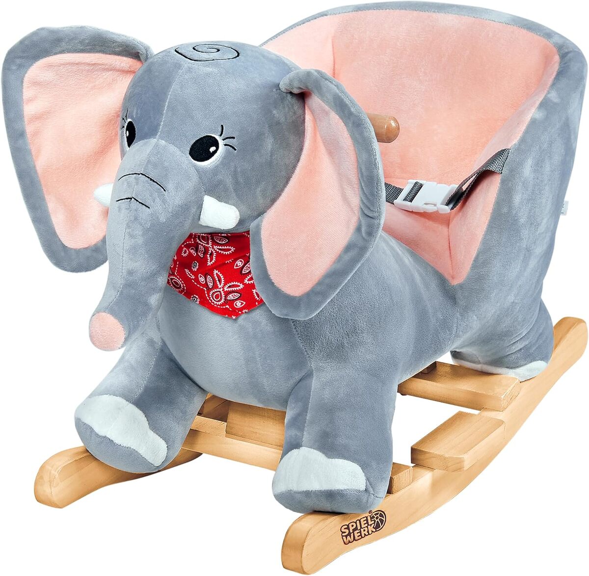 Test : éléphant à bascule SPIELWERK avec ceinture et son