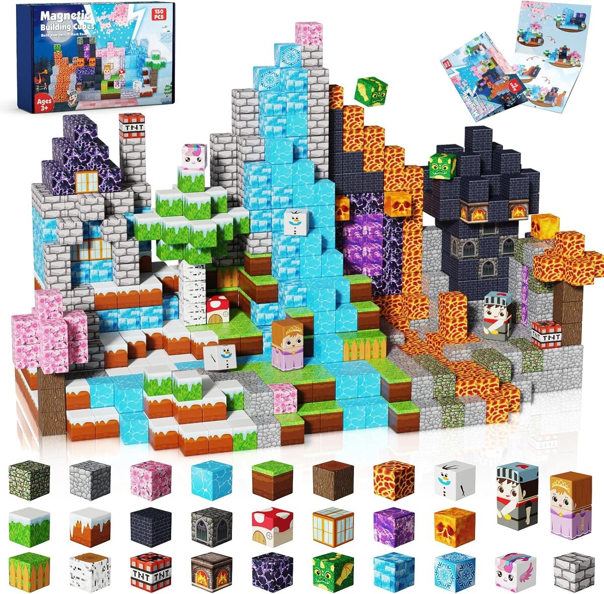 Test Magnetopia : château de glacier STEM pour enfants
