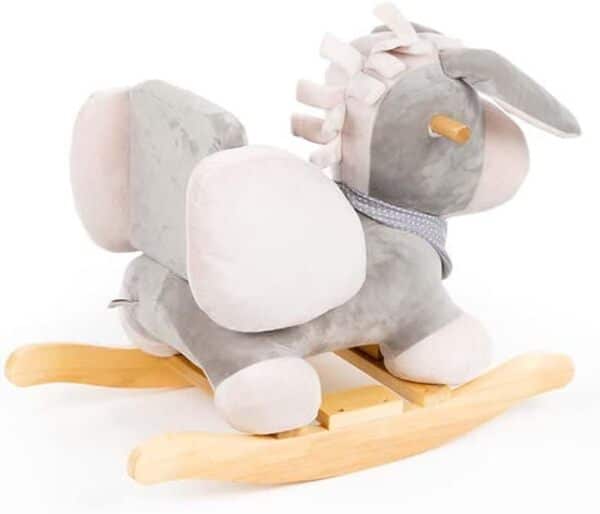 Nattou Bascule Âne Cappuccino, 10-36 Mois, 60 x 39 x 50 cm, Beige