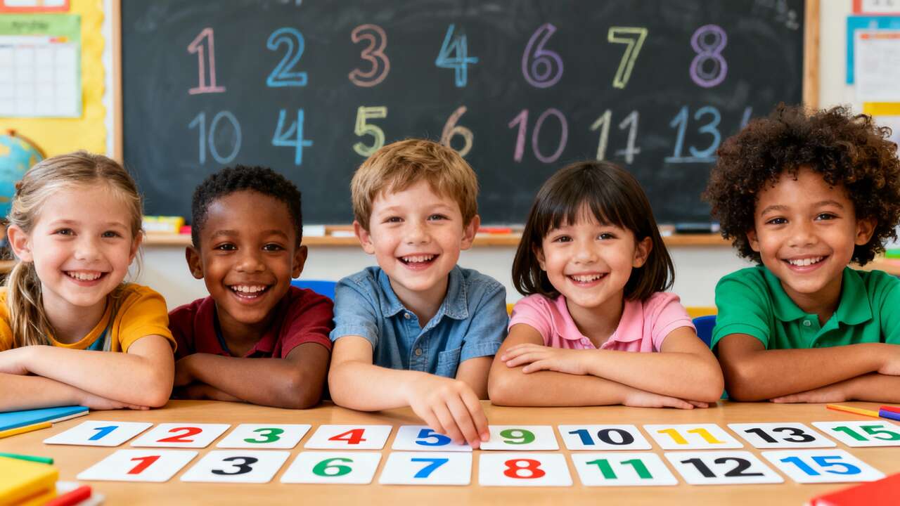 Lotos éducatifs : apprendre les nombres de 1 à 15