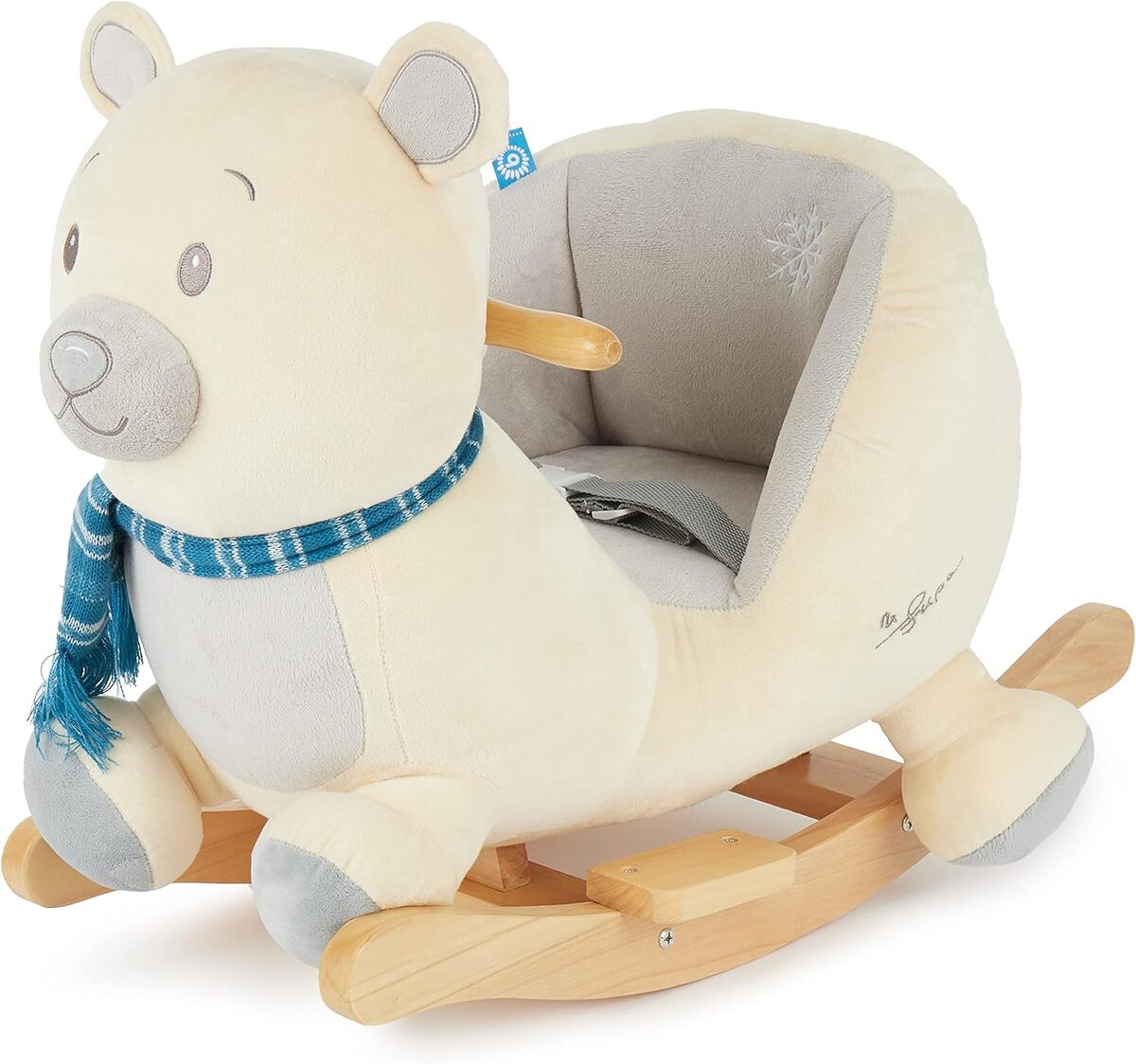 Test de la peluche à bascule Lars l'ours de Bieco