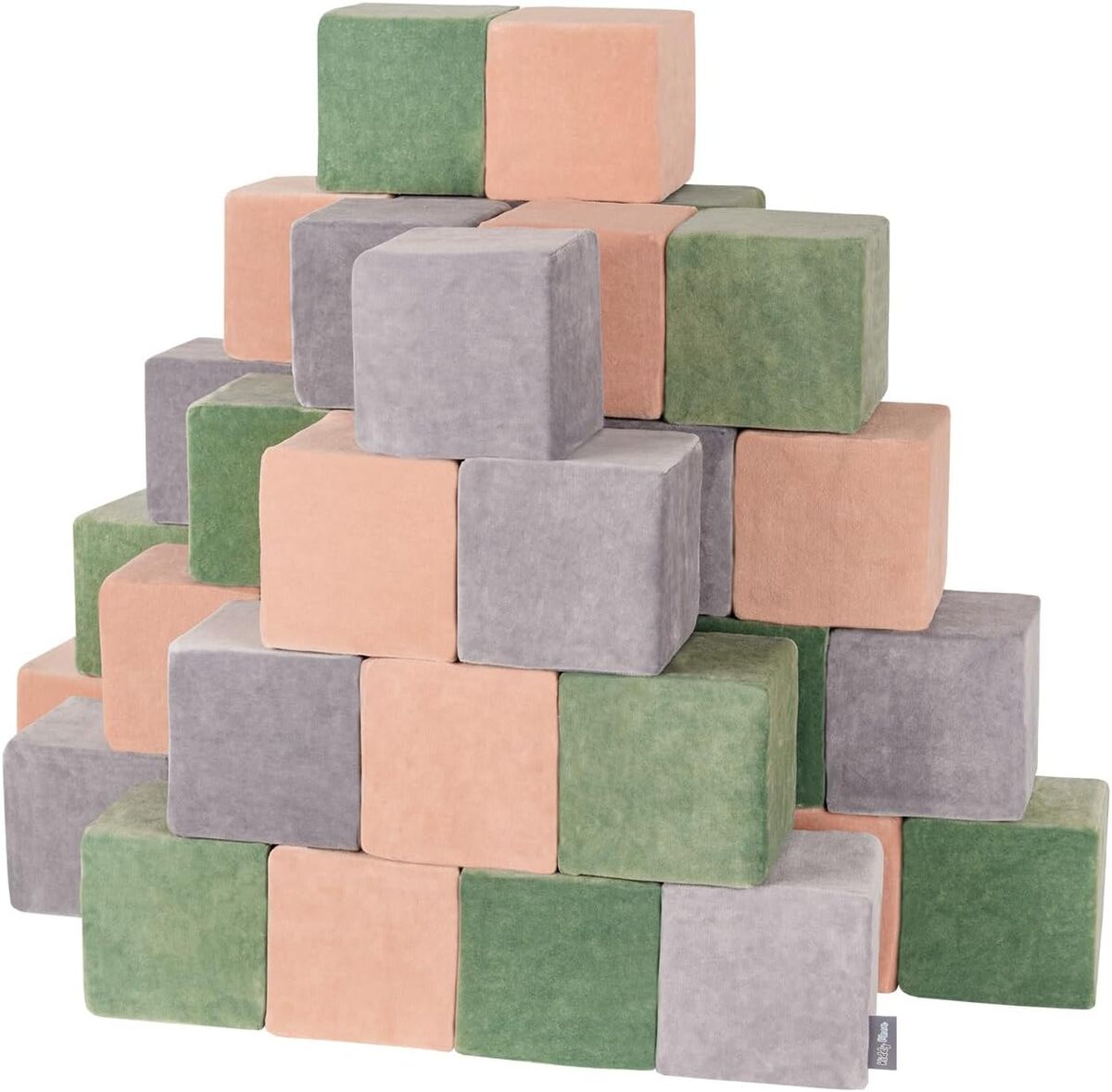 Test des blocs mous pour bébé KiddyMoon Velour 48 pièces