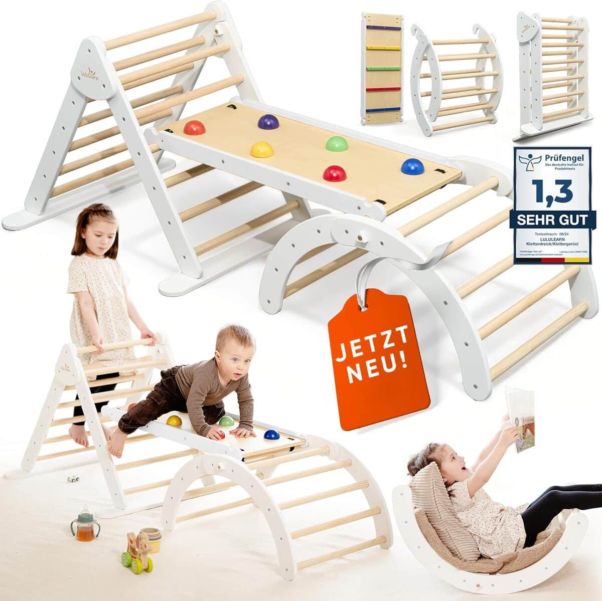 Test du triangle d'escalade pliable Lululearn® : un jouet Montessori pour l'intérieur et le jardin