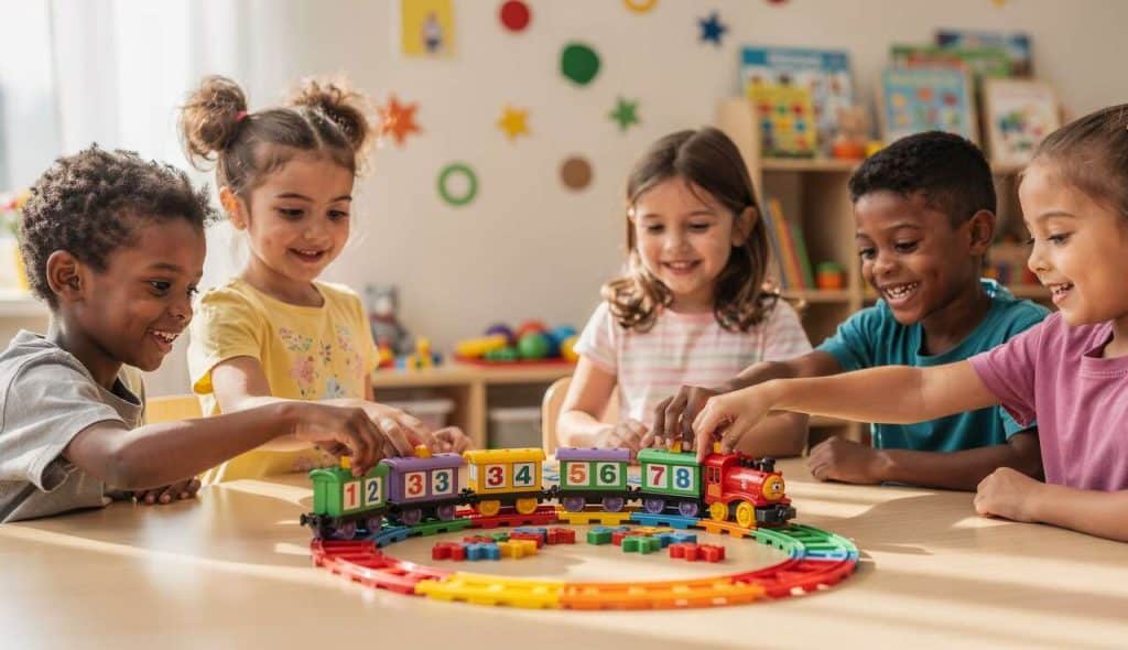 Le jeu éducatif du train des nombres AIM : apprendre en s'amusant