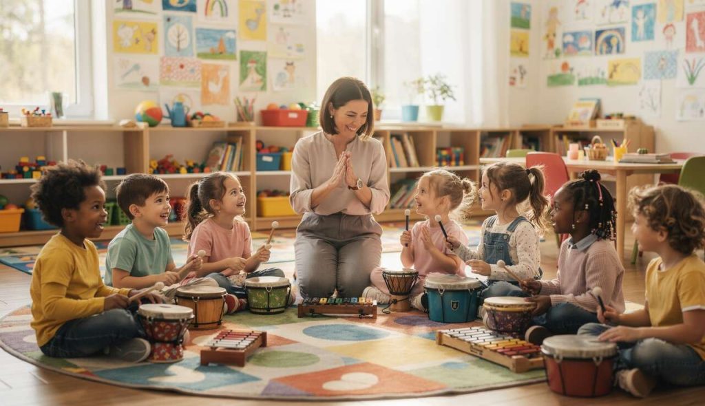 Progression musique pour PS-MS en maternelle