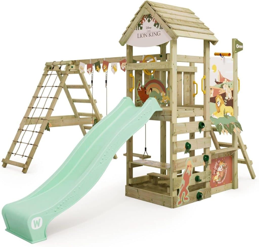 Test : aire de jeux Le Roi Lion par Wickey pour enfants