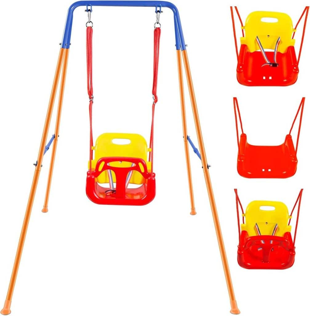 Test de la balançoire bébé 3 en 1 HLC : pratique et facile à ranger