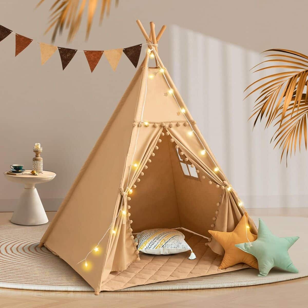 Test de la tente tipi WIRHAO : espace de jeu lumineux pour enfants