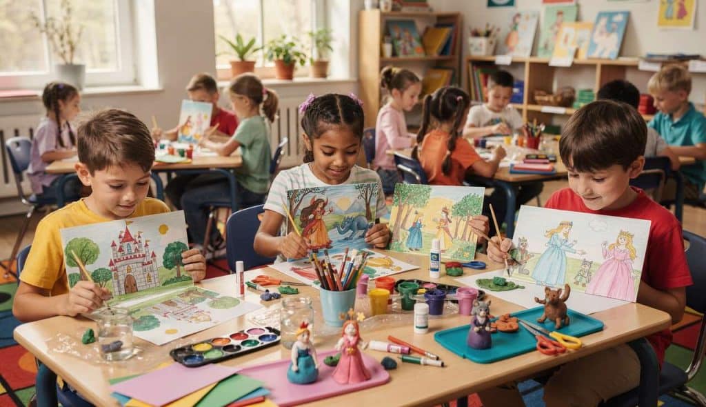 Arts visuels autour du conte : créativité et imagination en classe