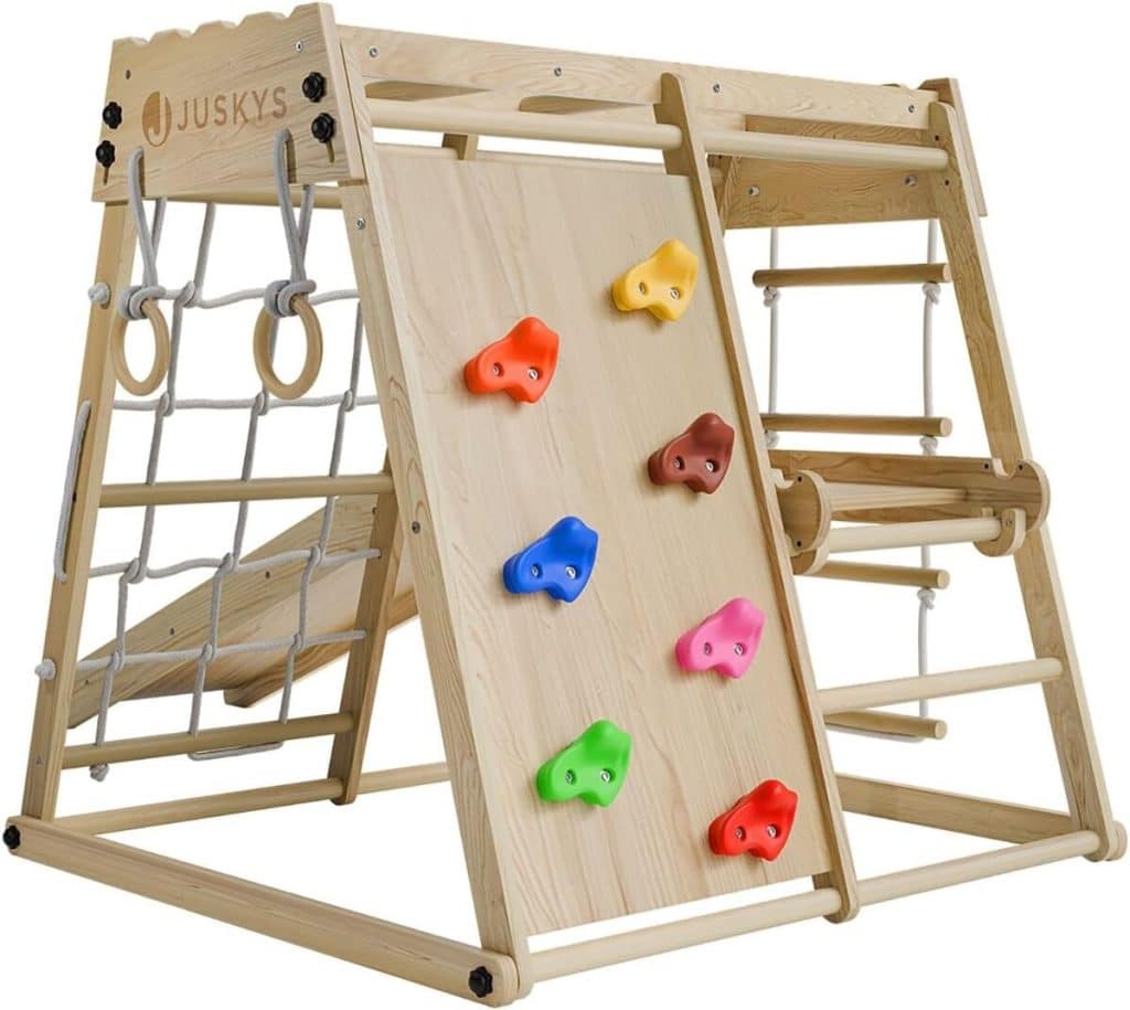 Test de la structure d'escalade Juskys Mini pour enfants