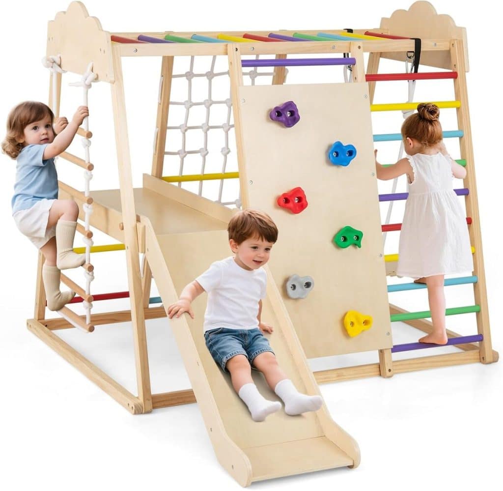 Test de l'aire de jeux 8 en 1 Costway pour enfants