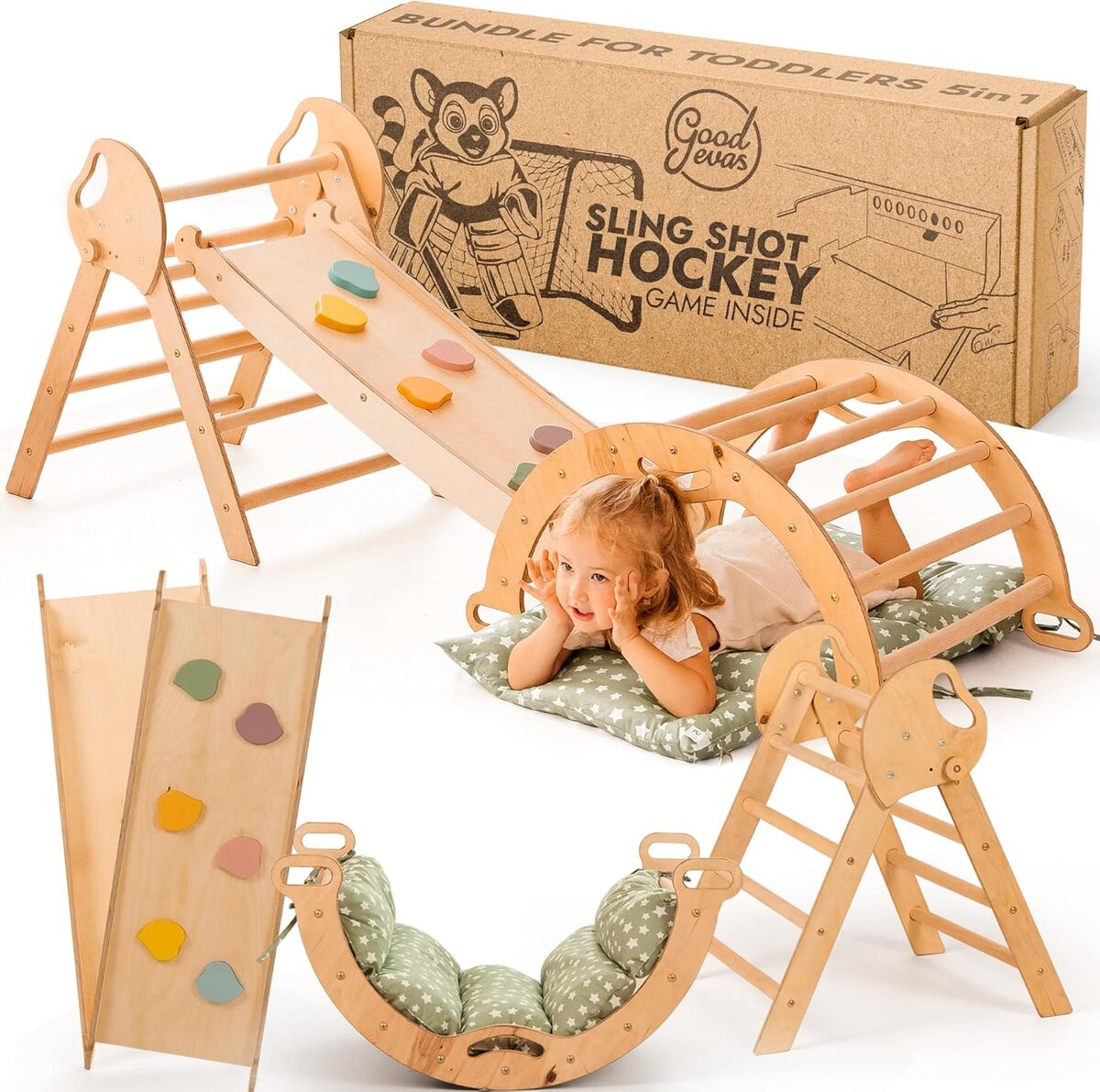 Test du cadre d'escalade 5-en-1 Goodevas pour enfants