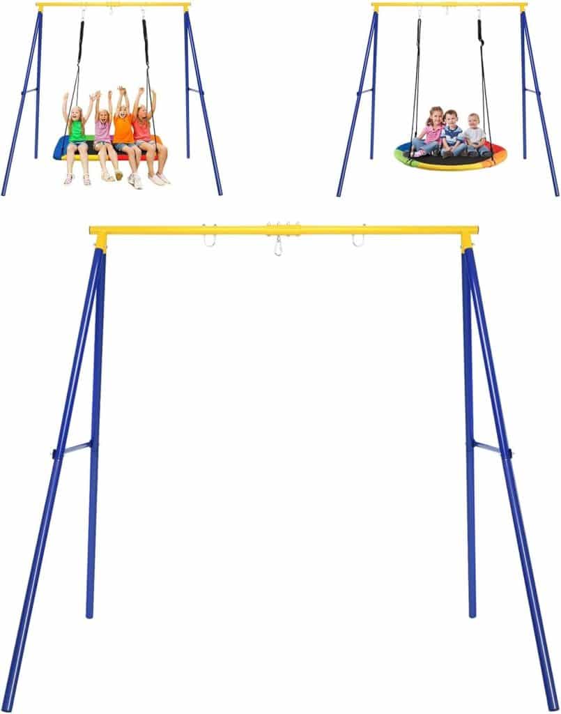 Test du portique jaune 1 place Dreamade pour balançoire, hamac et plus !