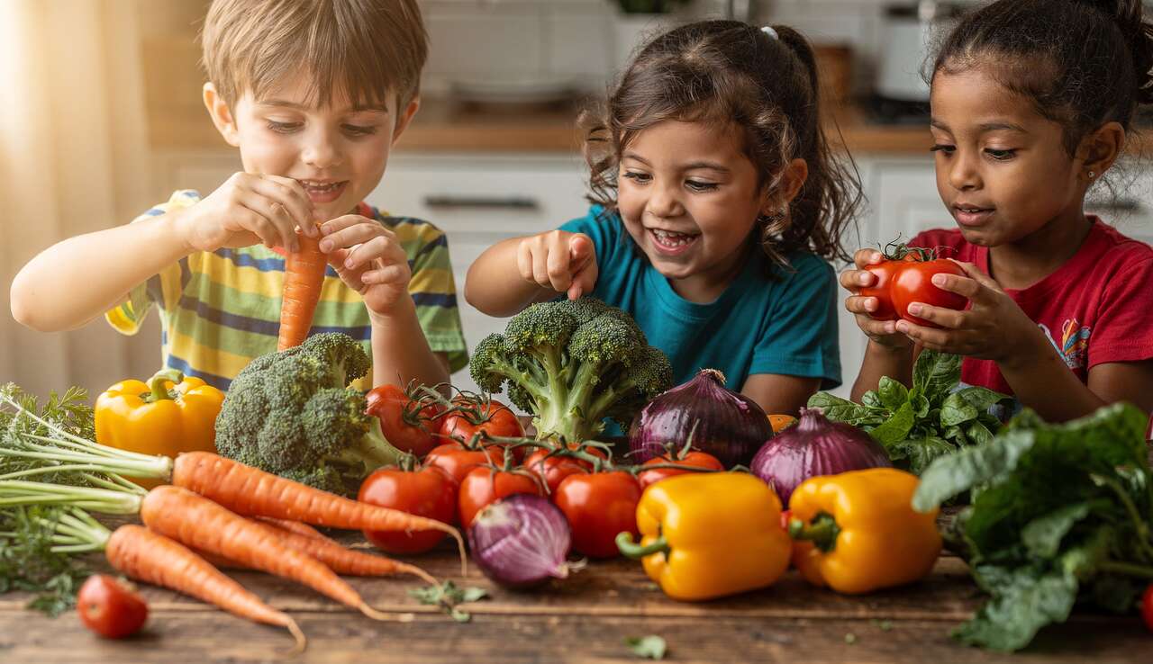 Légumes et langage AIM : développer le vocabulaire des enfants