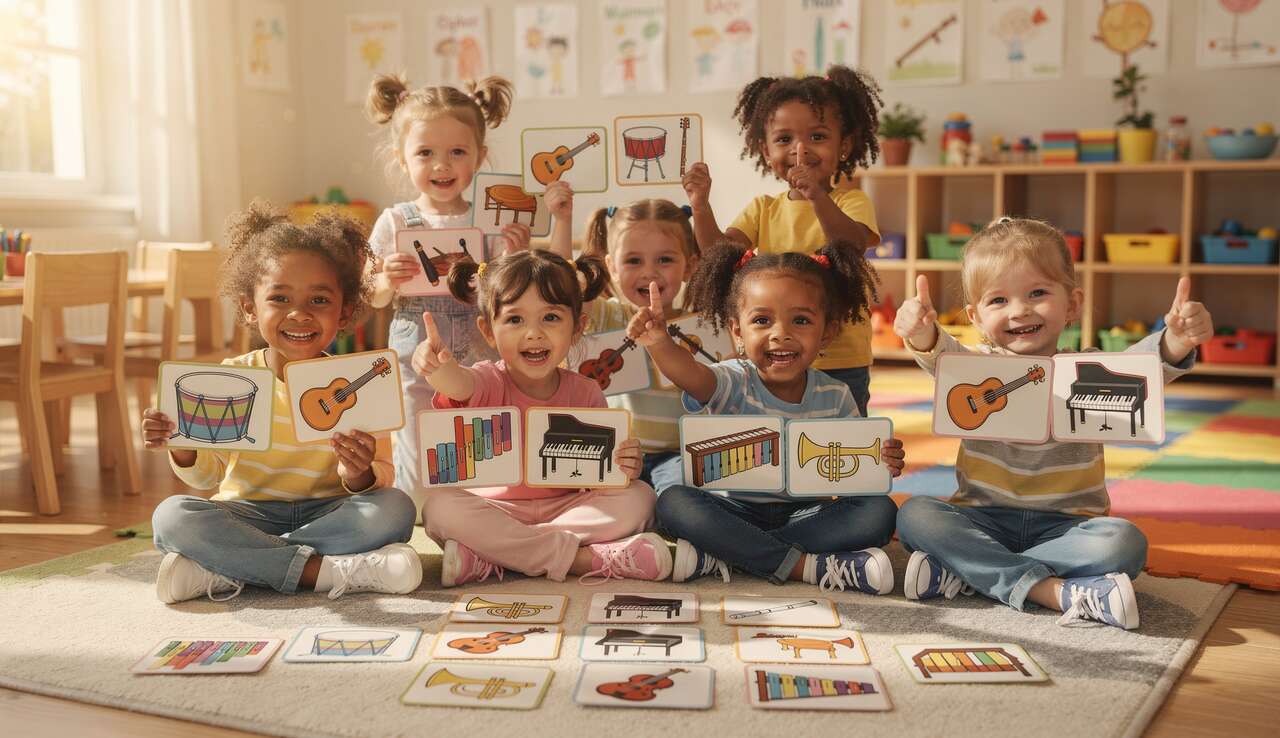 Activit&eacute;s ludiques autour des instruments de musique