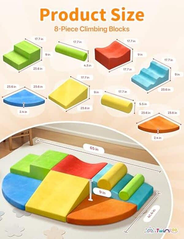 Découvrez comment les blocs d'escalade Twinkoo stimulent la motricité des tout-petits tout en les amusant. Un outil ludique et éducatif pour soutenir leur développement.
