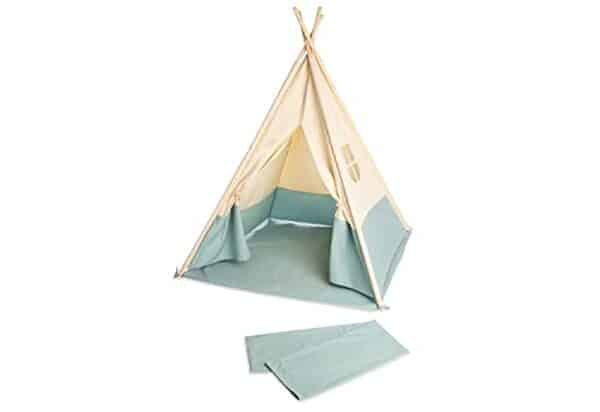 Découvrez la tente tipi Yuma de Pinolino : un espace de jeu pastel pour enfants offrant confort et originalité pour des moments ludiques inoubliables.