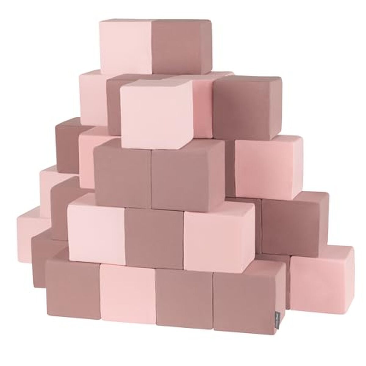 Test des blocs de construction KiddyMoon 48 pièces bruyère-rose