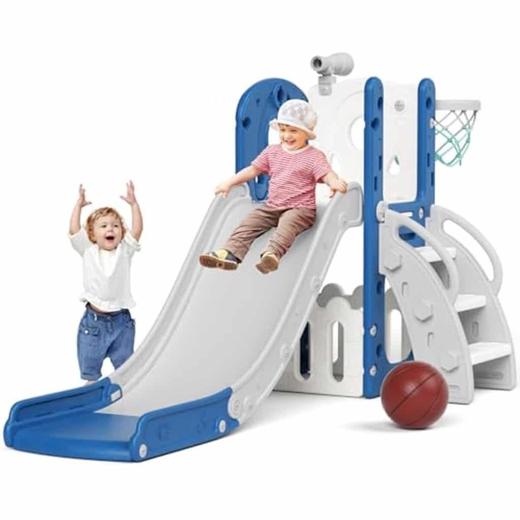 Test du toboggan 5 en 1 XJD Kids pour bébé et enfant