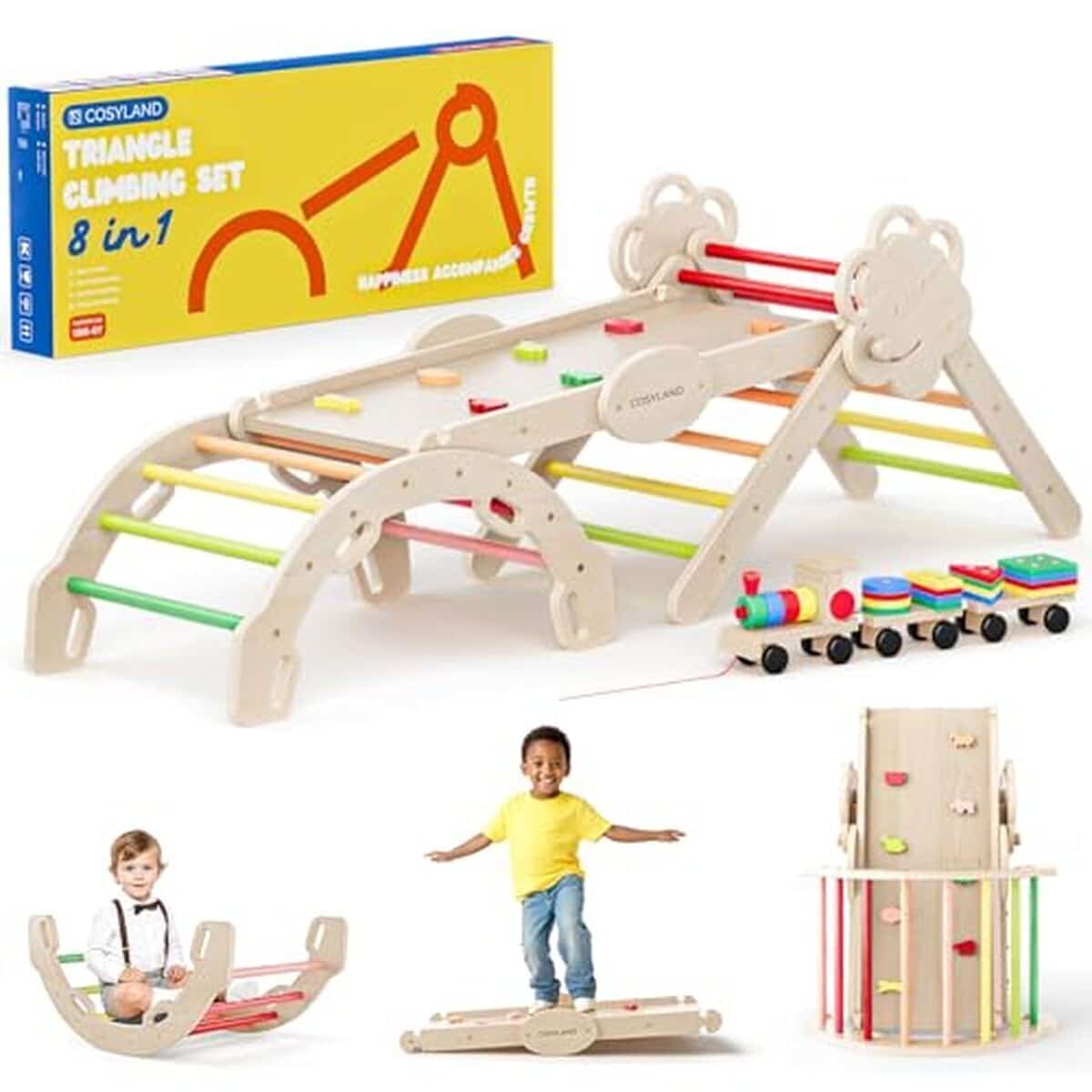 Test : triangle d'escalade Montessori Cosyland 8-en-1