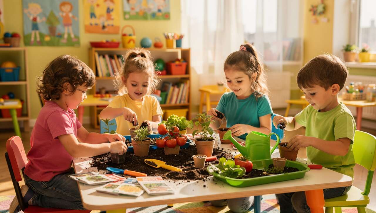 Comment d&eacute;buter un projet de potager en classe