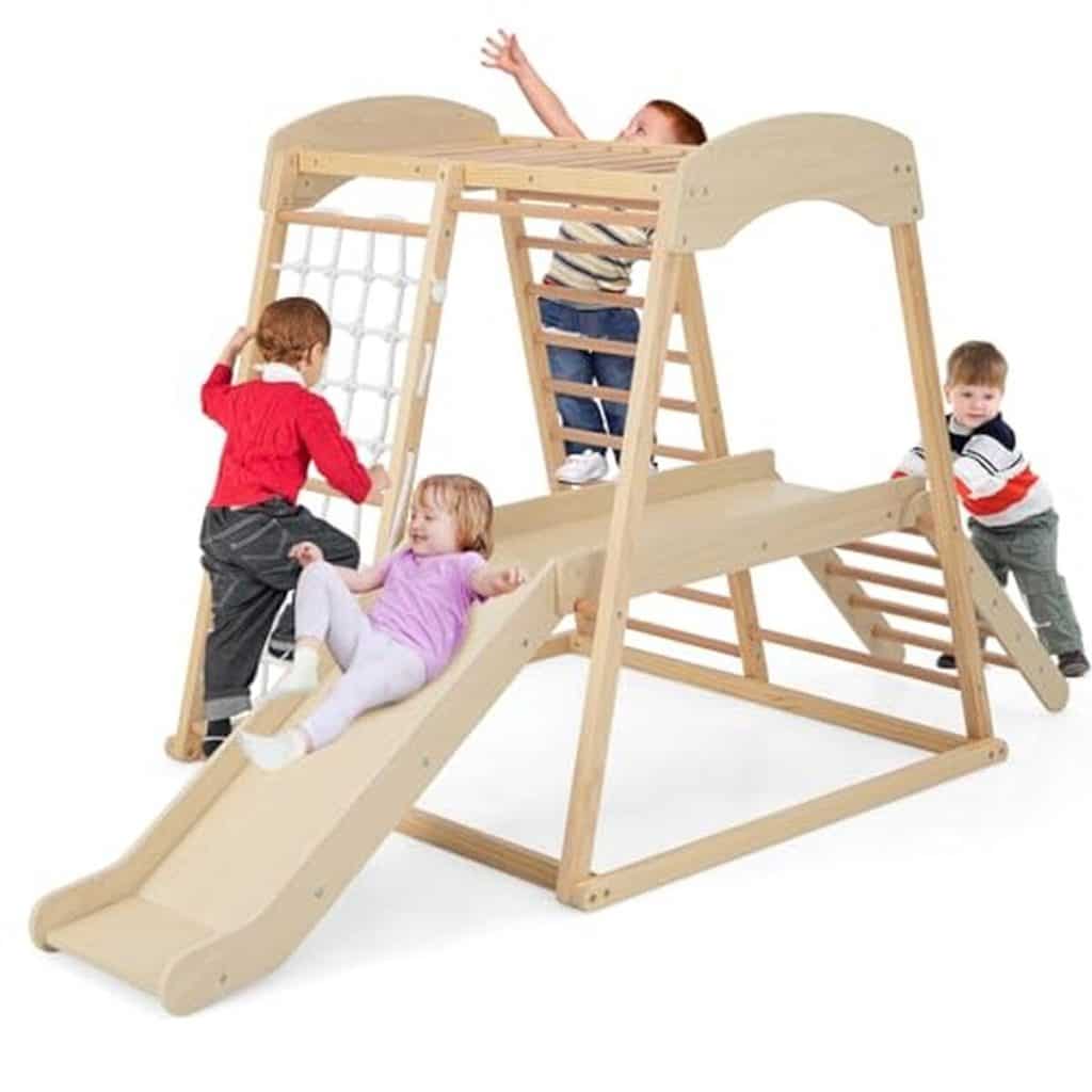 Test : aire de jeux escalade enfant Goplus 6 en 1