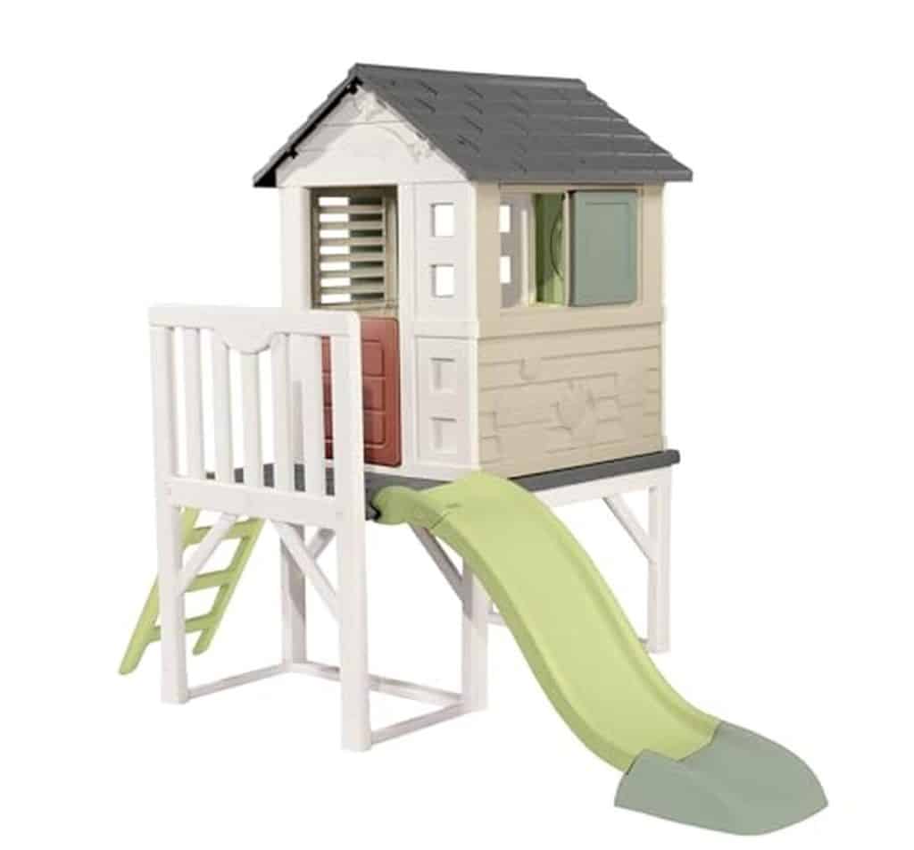Test de la maison pilotis Smoby Life : plateforme et toboggan dès 2 ans